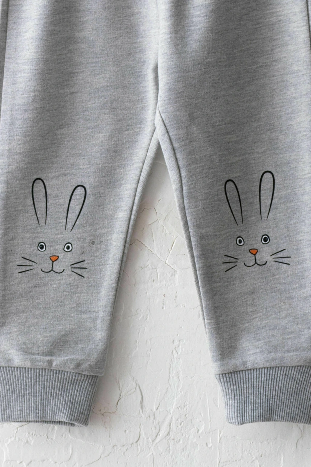 Erkek Bebek Gri Melanj F8Y Eşofman Altı