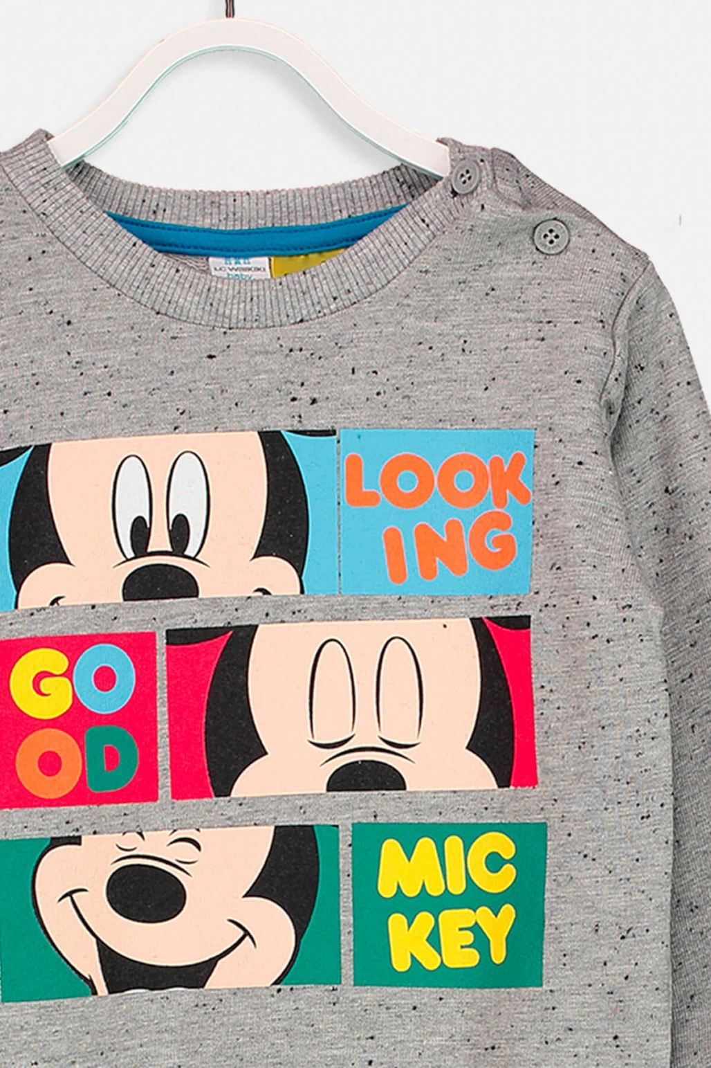 Erkek Bebek Gri Melanj D5P Sweatshirt