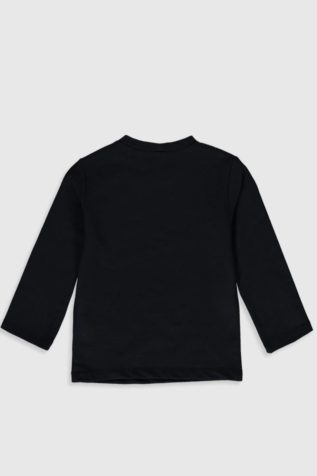 Erkek Bebek Yeni Siyah Cvl Sweatshirt