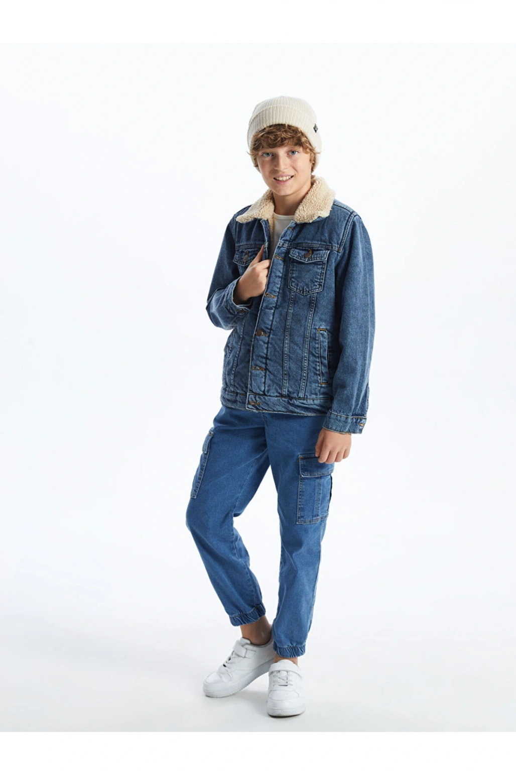 Erkek Cocuk Jean Ceket - W46450Z4