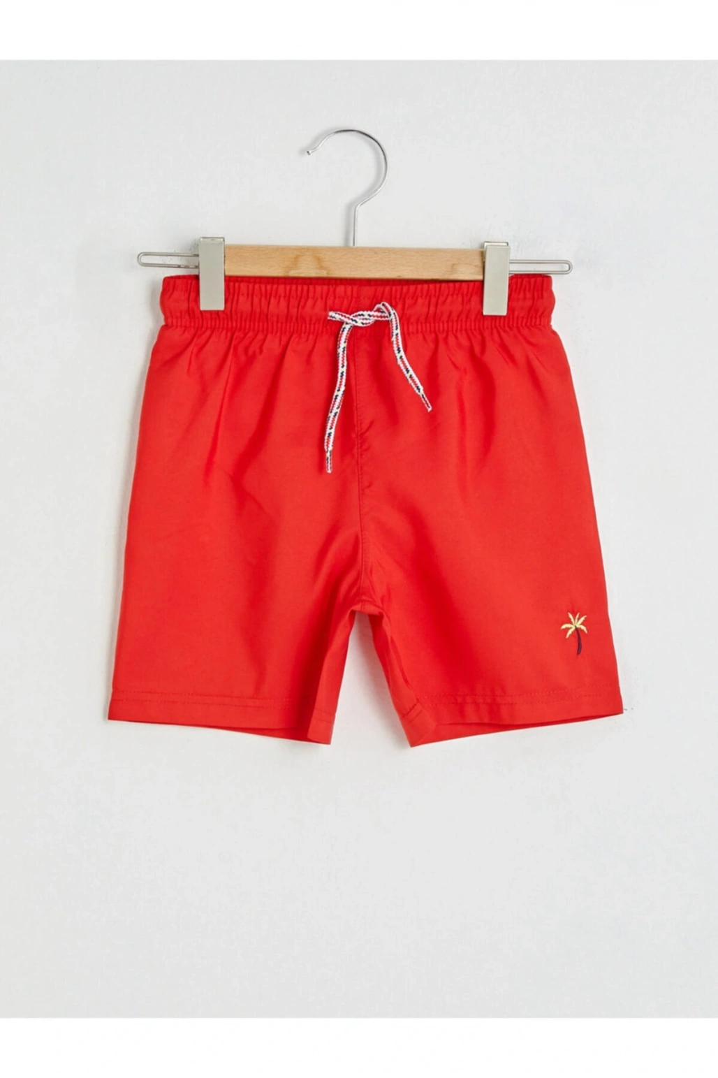 Erkek Çocuk Kırmızı Deniz Şortu