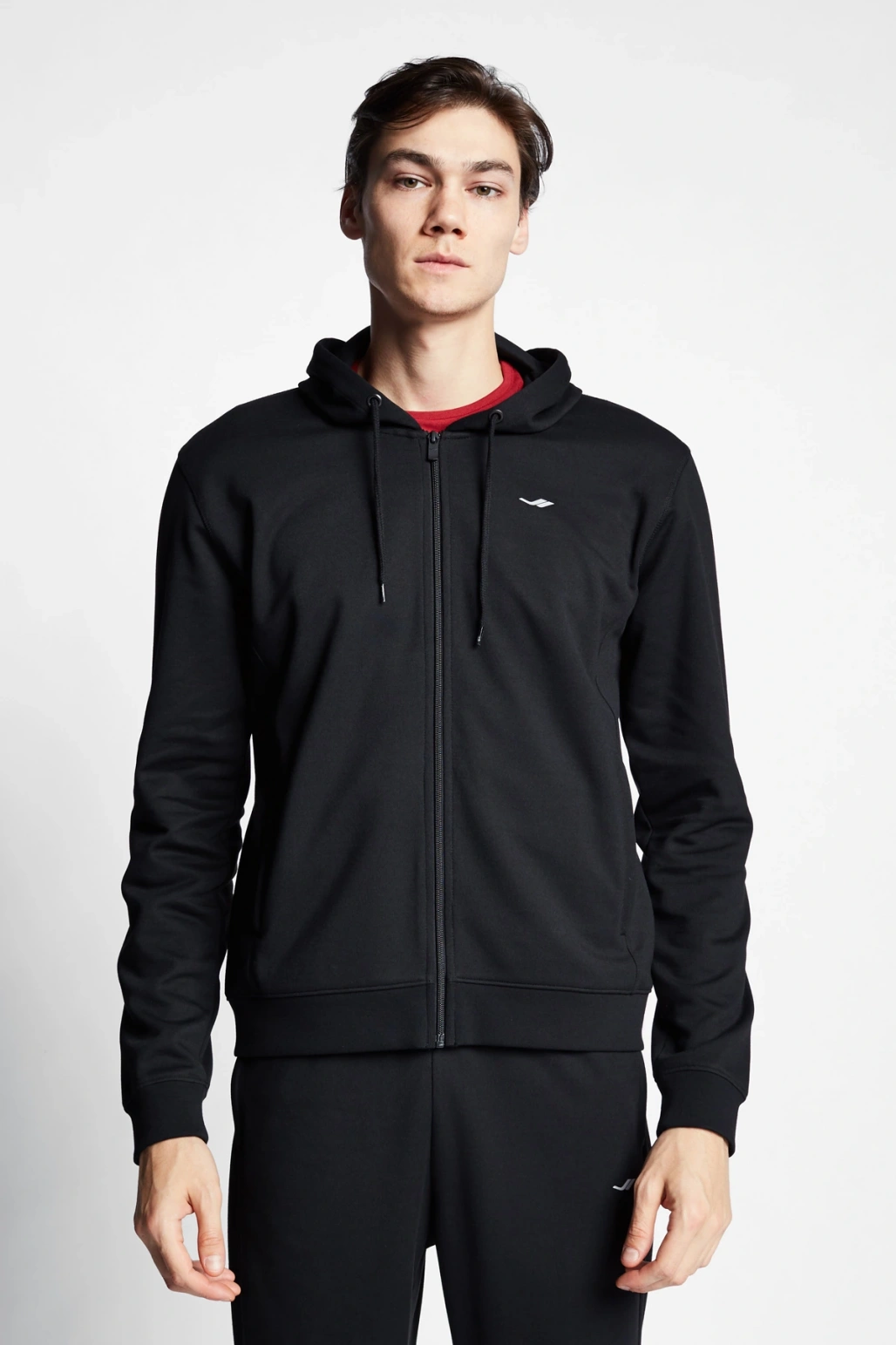 Erkek Fermuarlı Kapüşonlu Sweatshirt 23s-1241-23b