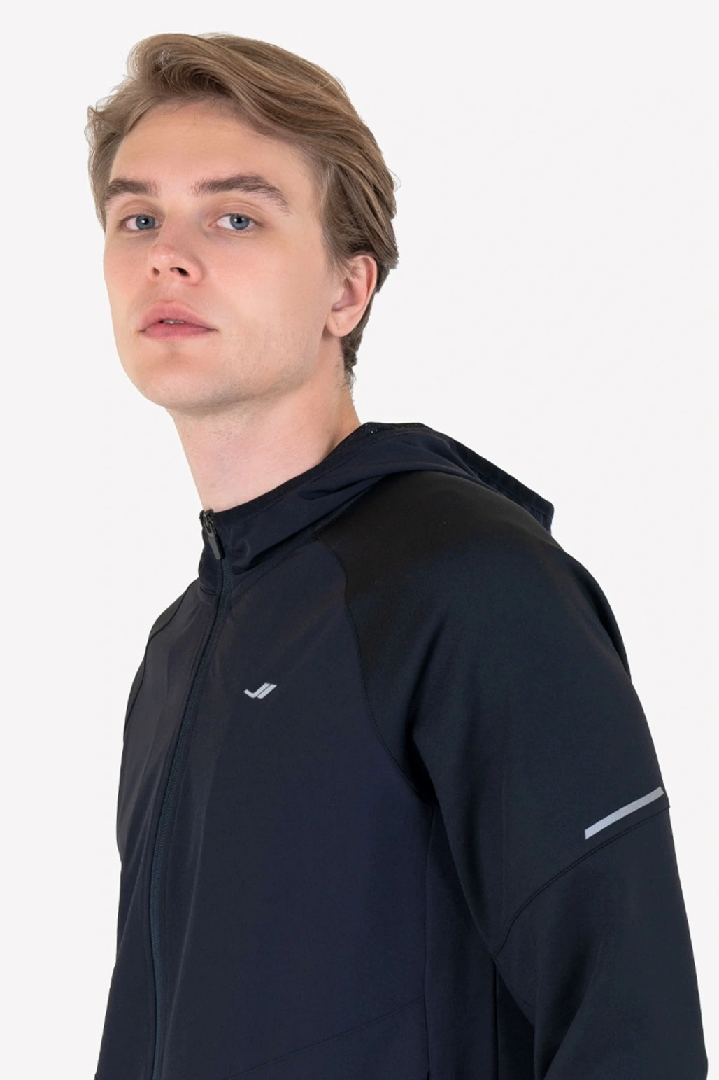 Erkek Fermuarlı Kapüşonlu Sweatshirt 24b-1115-23n