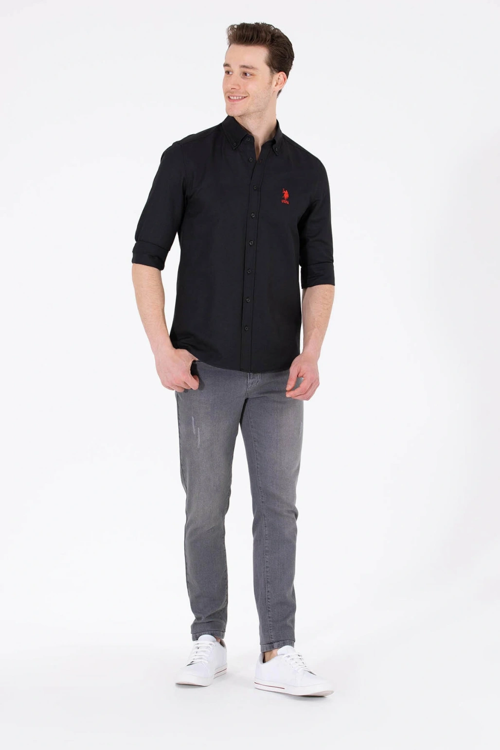 Erkek Gömlek Siyah 1570715 Gox023y