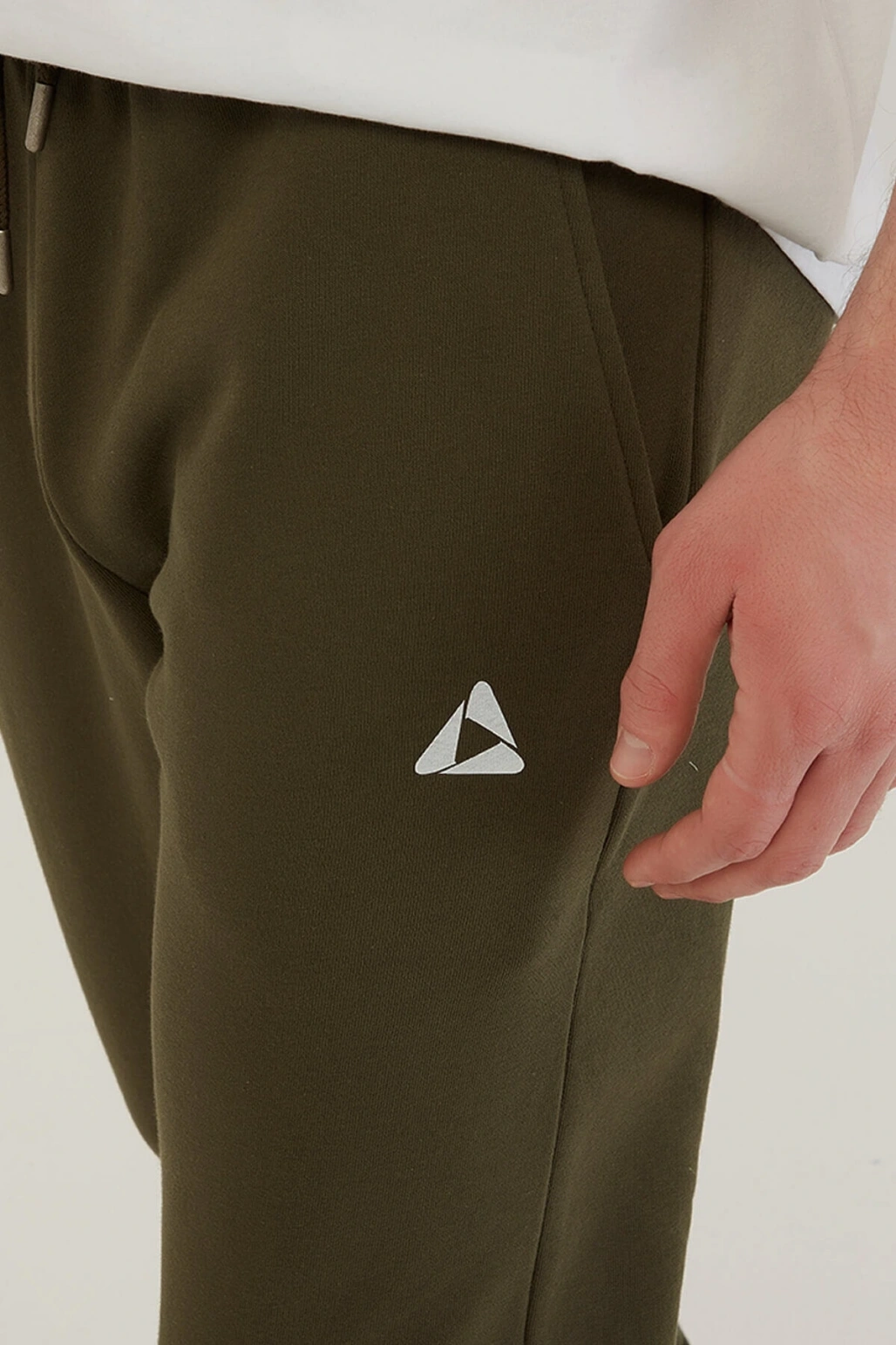 Erkek Haki Jogger Eşofman Alt