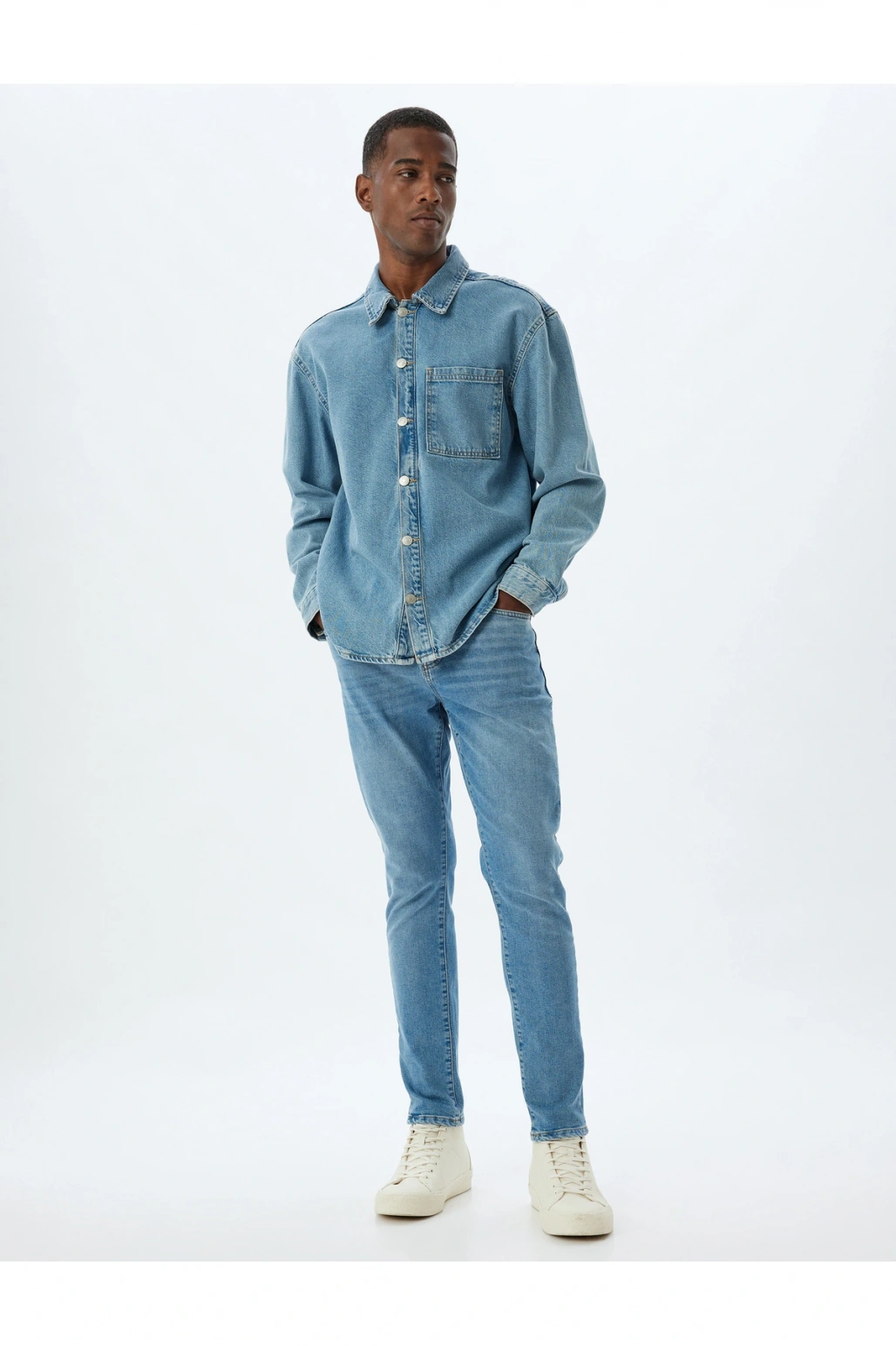 Erkek Jean Pantolon 5wam40017nd Açık Indigo