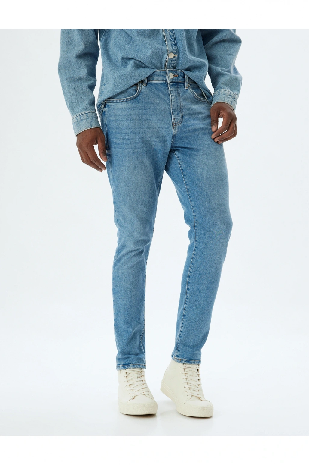 Erkek Jean Pantolon 5wam40017nd Açık Indigo