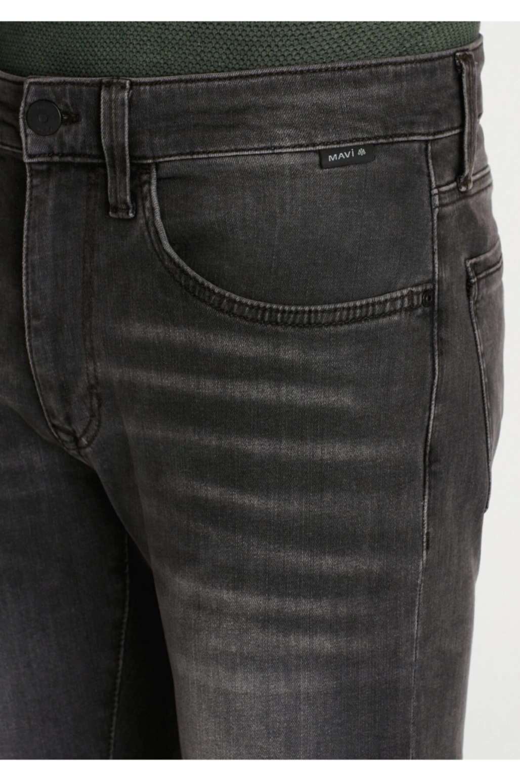 Erkek Leo Black Gri Jean Pantolon