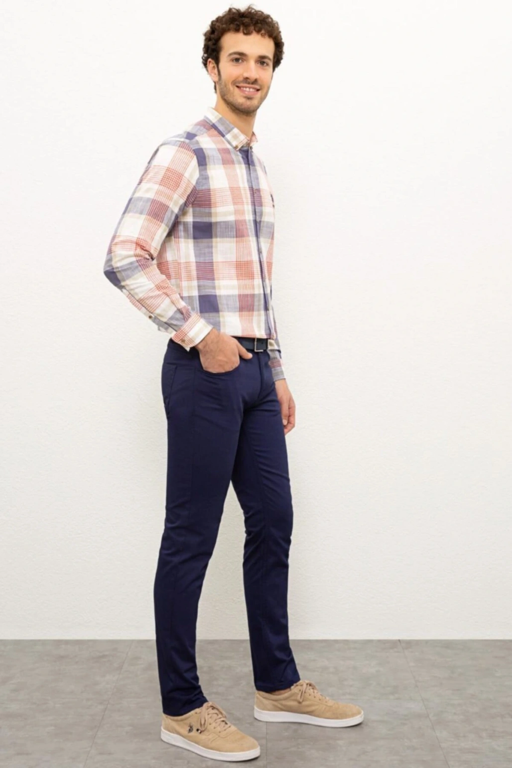 Erkek Slim Fit Chinos Pantolon 1014279