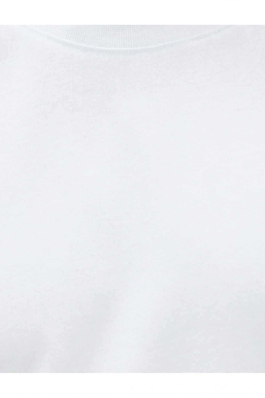 Erkek T-shirt 4sam10085hk Beyaz