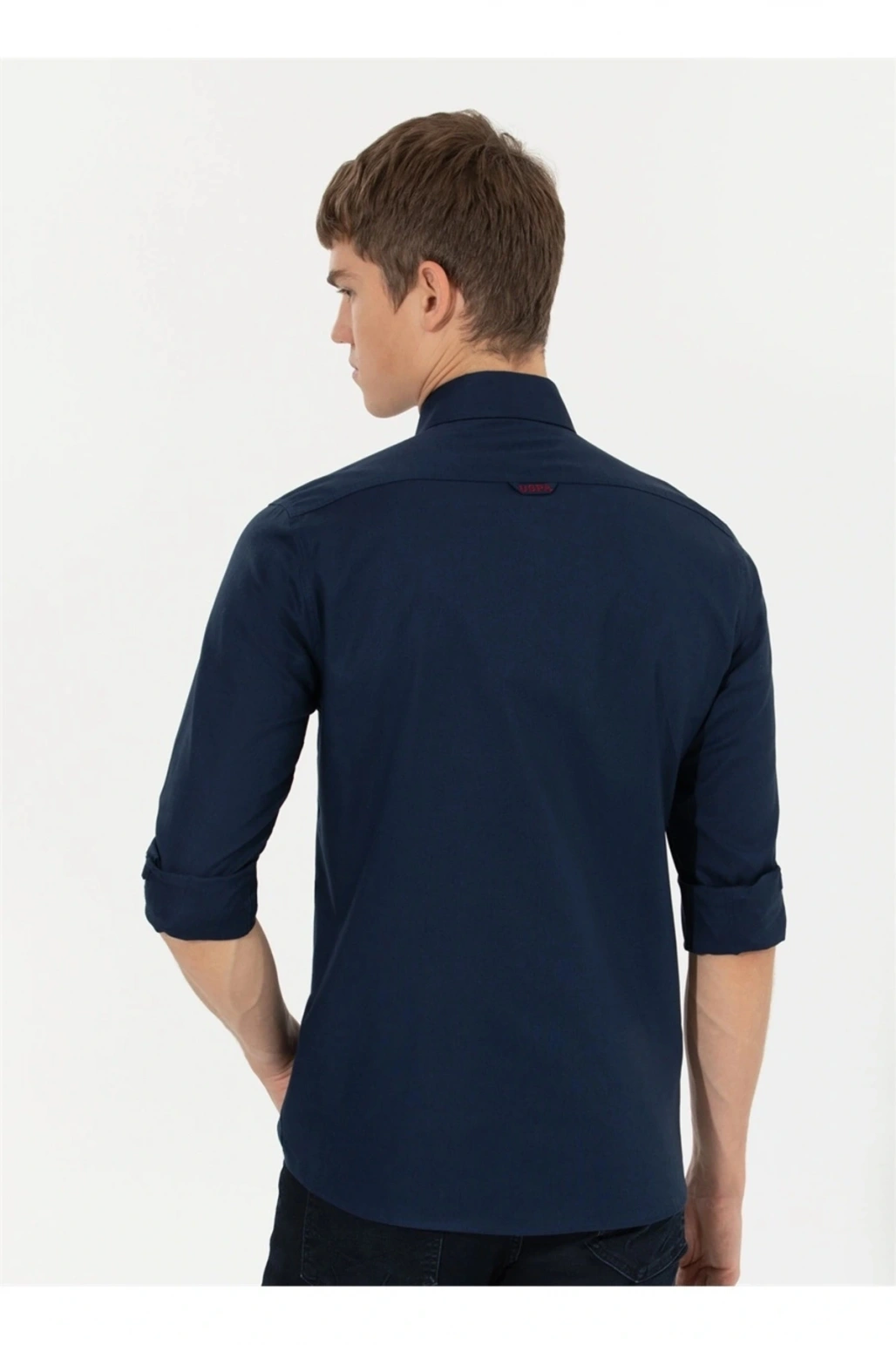 G081sz004 1450261 Cedcolor022 Us Polo Assn Erkek Gömlek Lacivert