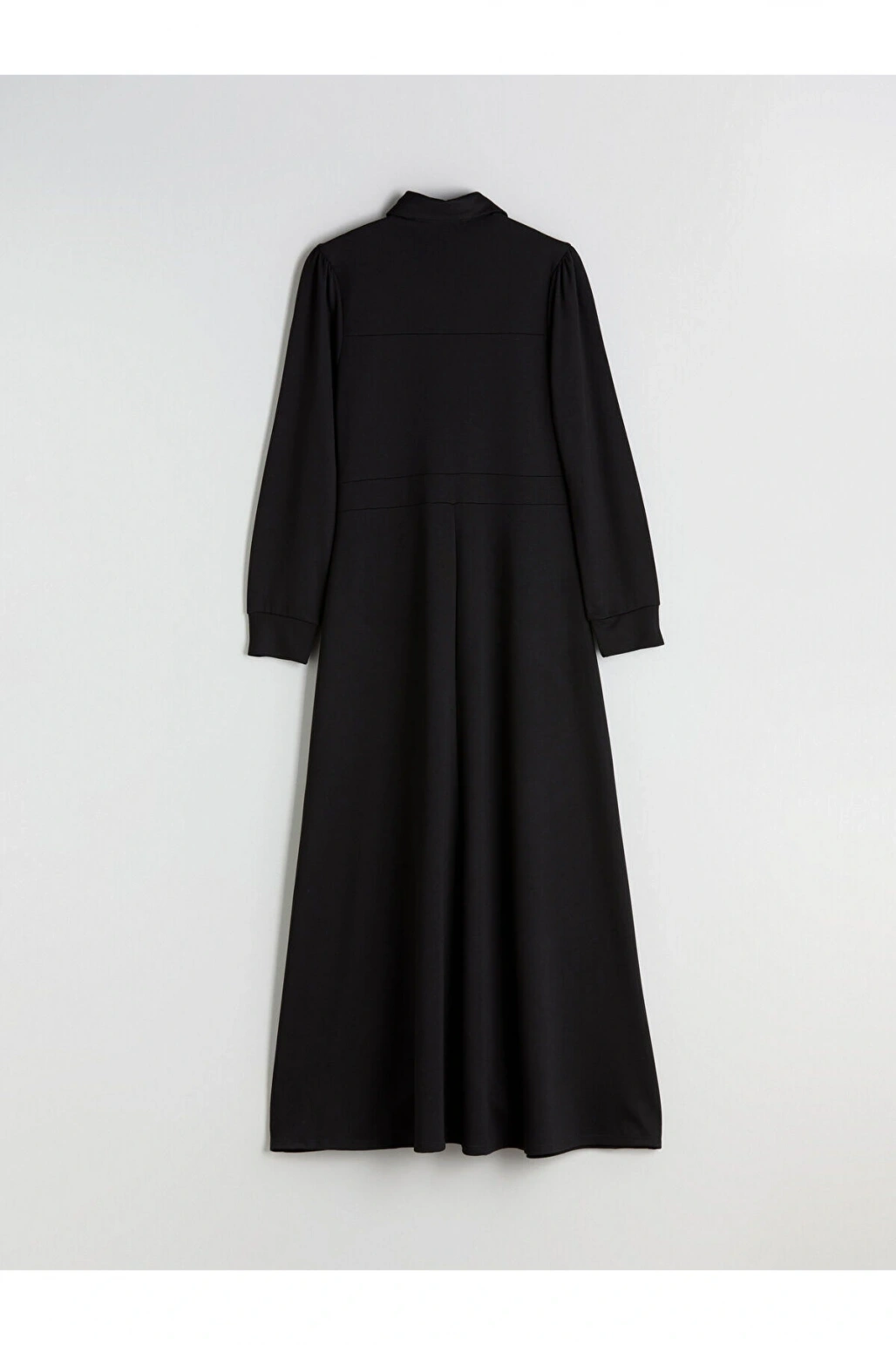 Gömlek Yaka Belden Oturtmalı Elbise