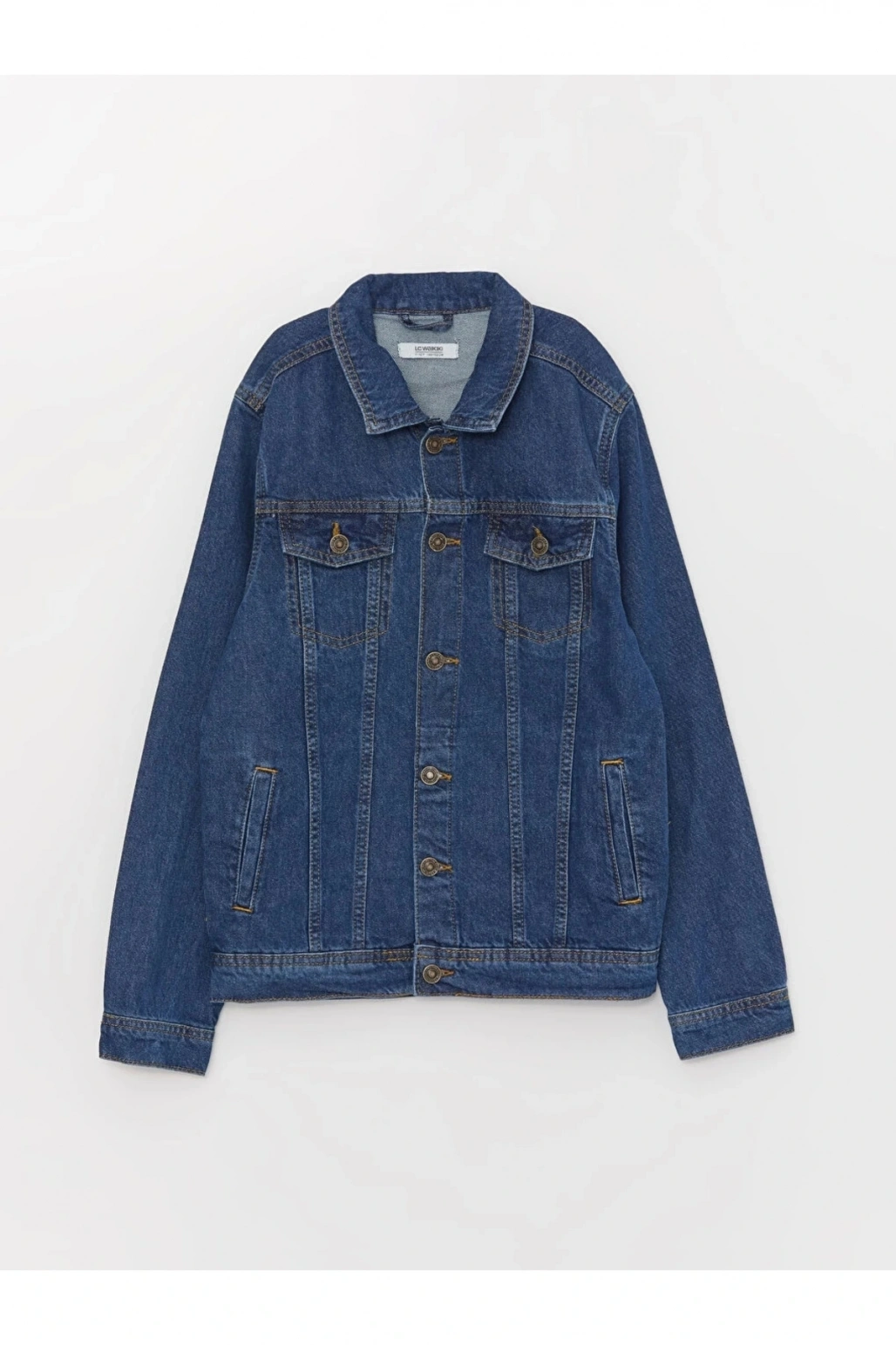 Gömlek Yaka Erkek Çocuk Jean Ceket