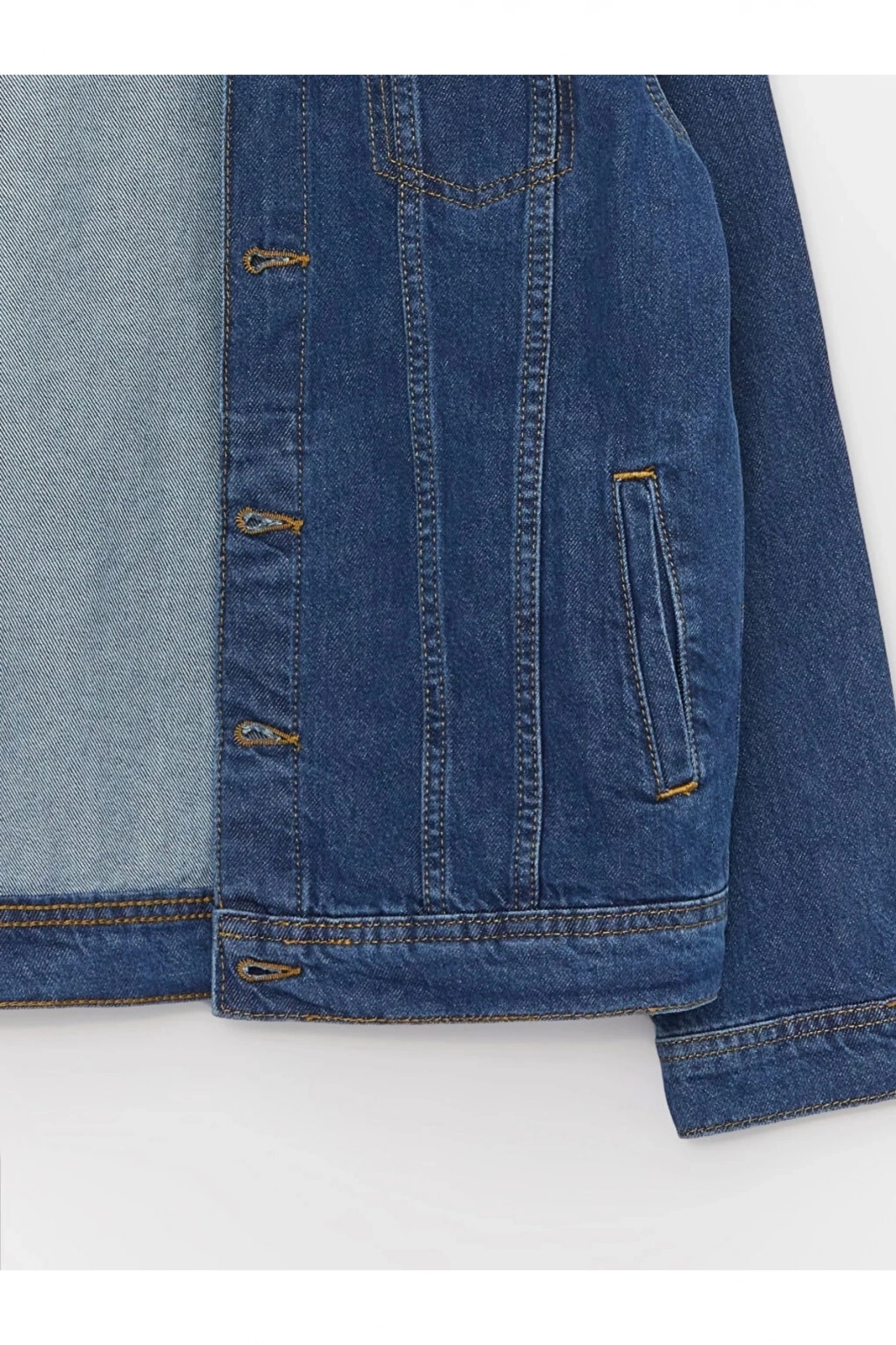 Gömlek Yaka Erkek Çocuk Jean Ceket