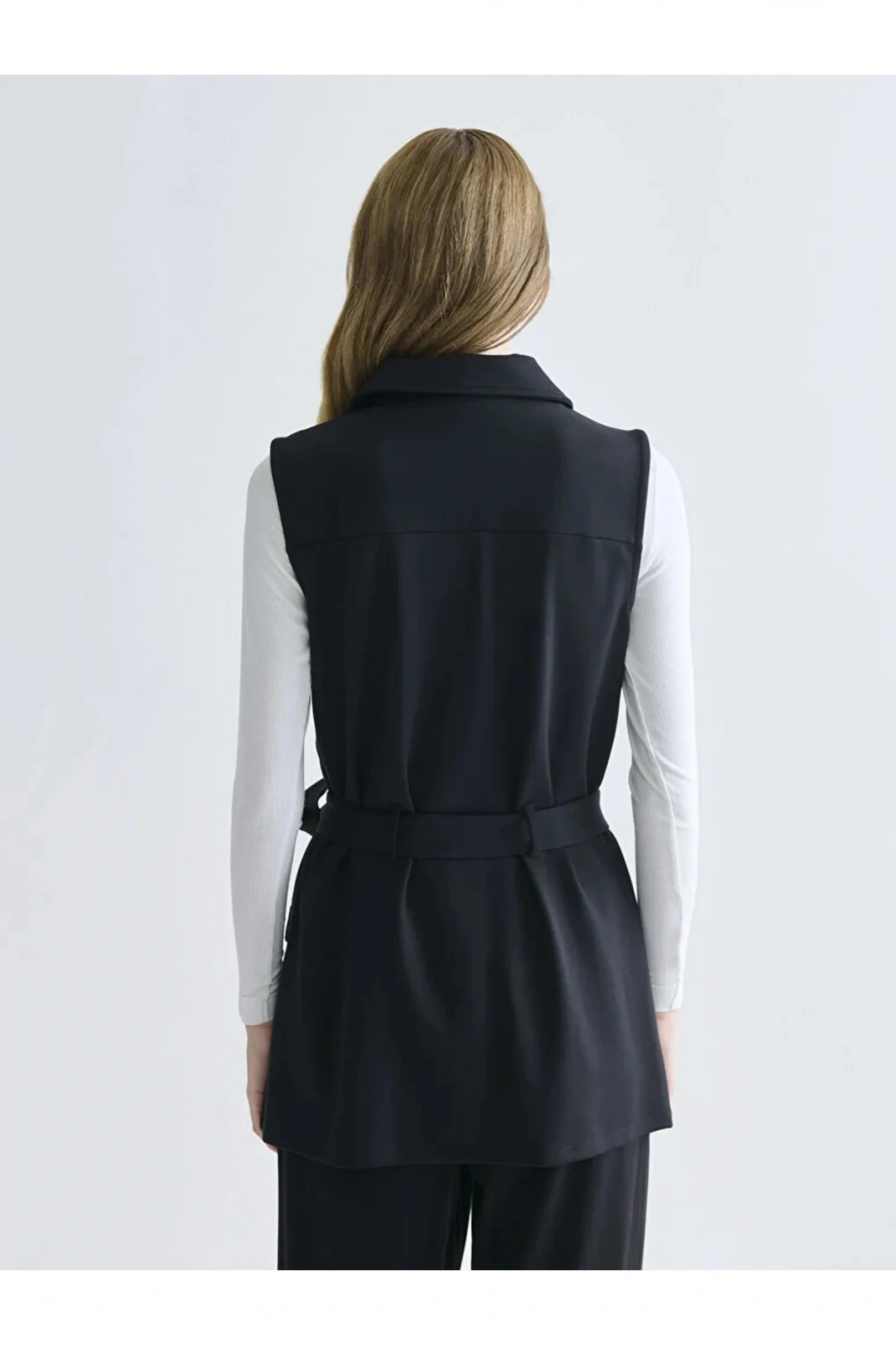 Gömlek Yaka Kadın Yelek