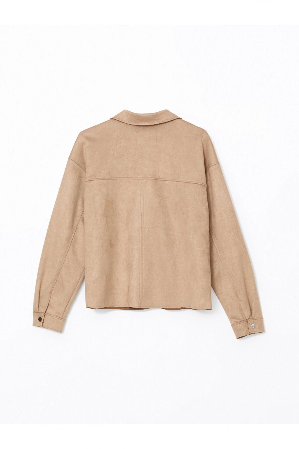 Gömlek Yaka Süet Kadın Ceket