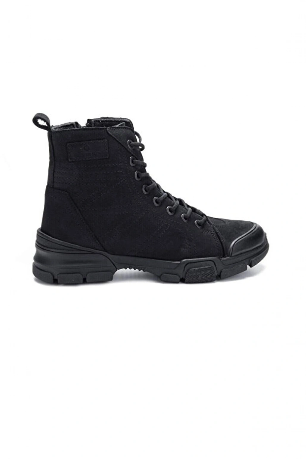 Hammer Jack Bonn Hakiki Deri Siyah Outdoor Kadın Bot