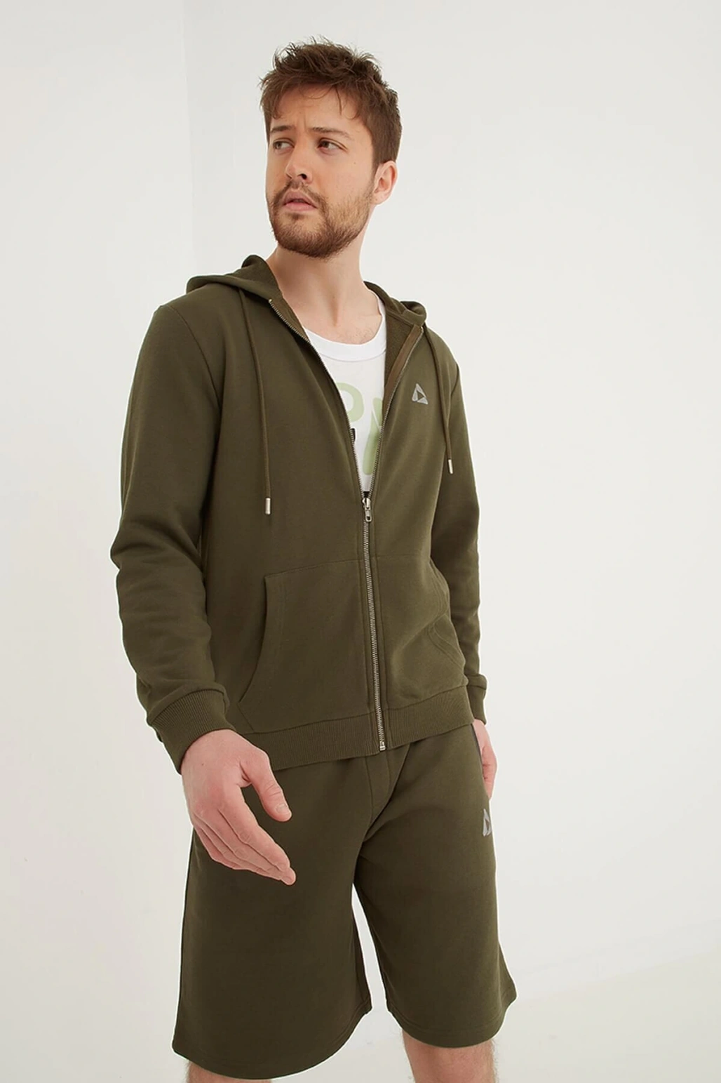 I Play Spor Sweatshirt Açık Zeytin