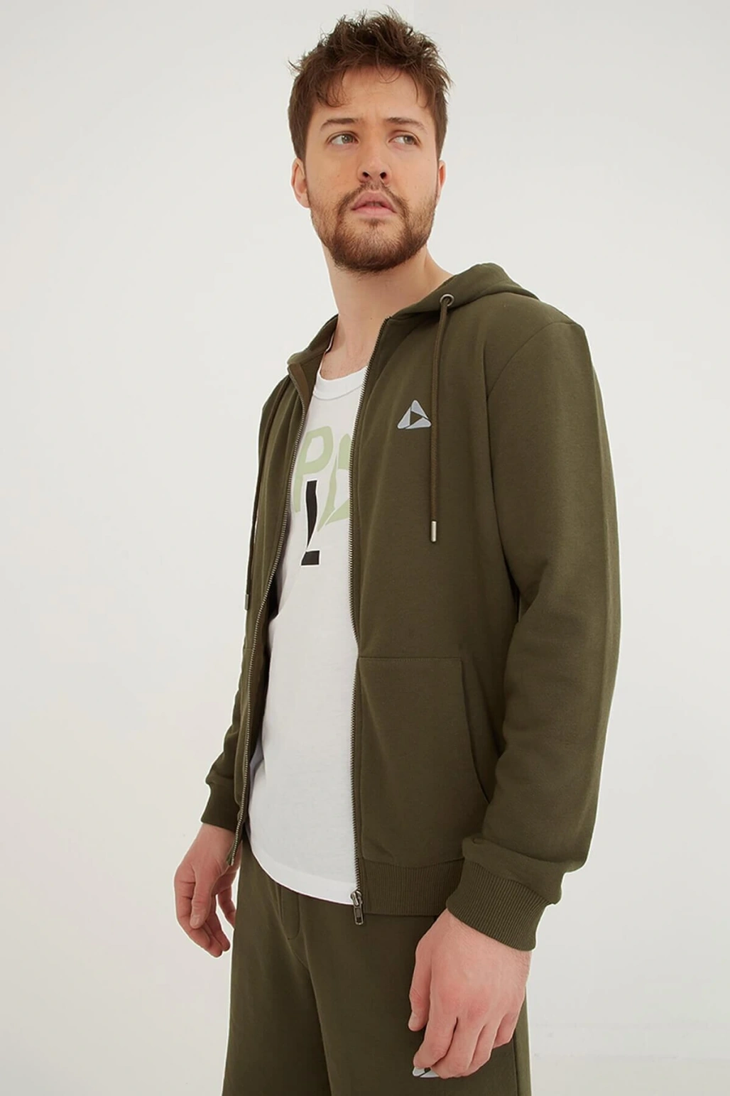 I Play Spor Sweatshirt Açık Zeytin