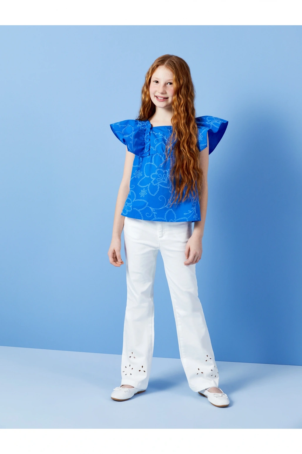 İspanyol Paça Kız Çocuk Pantolon