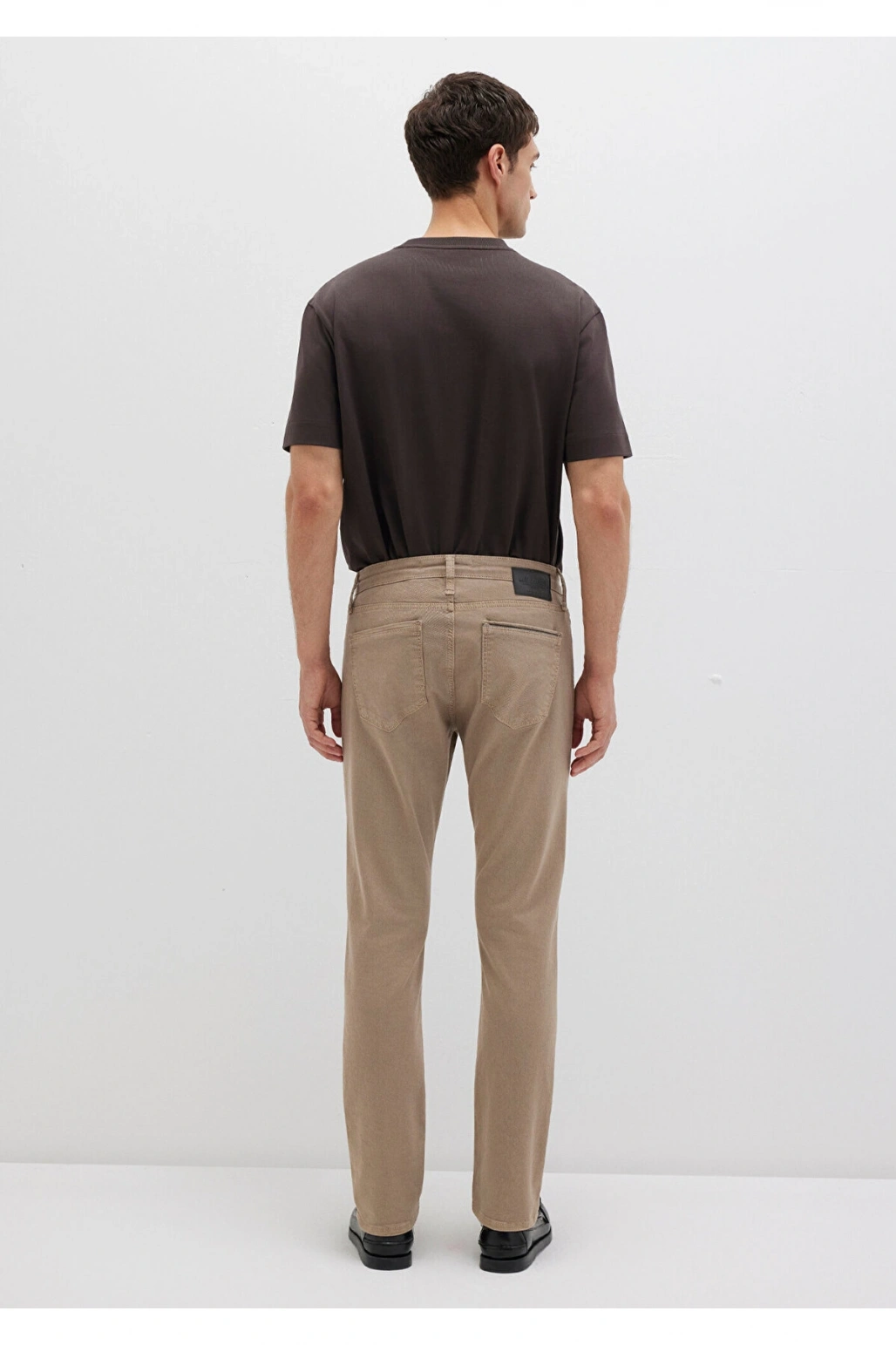 Jake Black Koyu Bej Gabardin Pantolon