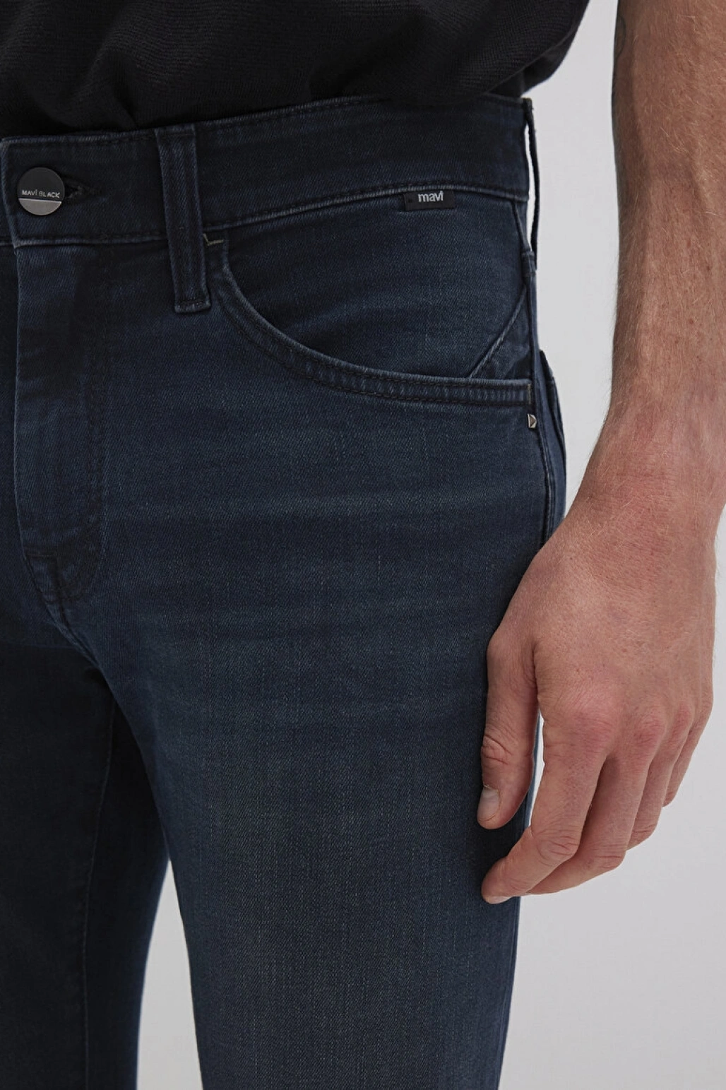 Jake Mavi Black Puslu Gece Mavisi Jean Pantolon