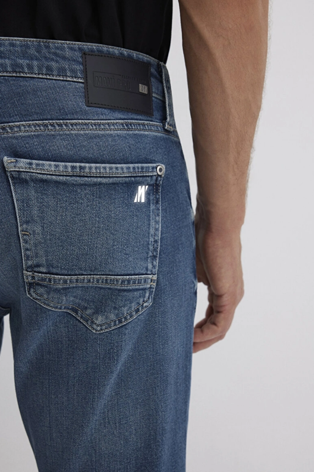 Jake Mavi Pro Indigo Puslu Comfort Jean Pantolon