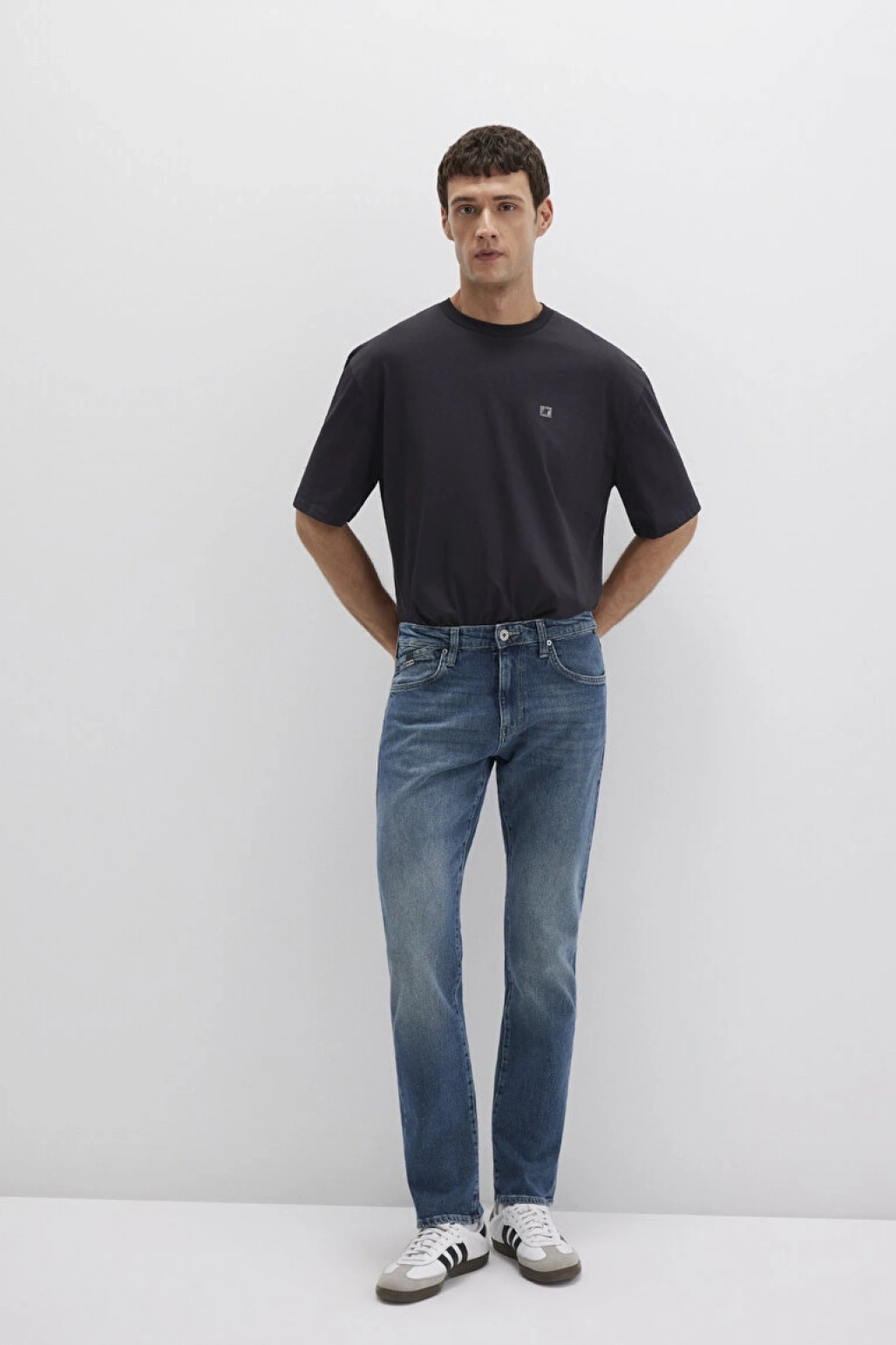 Jake Mavi Pro Indigo Puslu Comfort Jean Pantolon