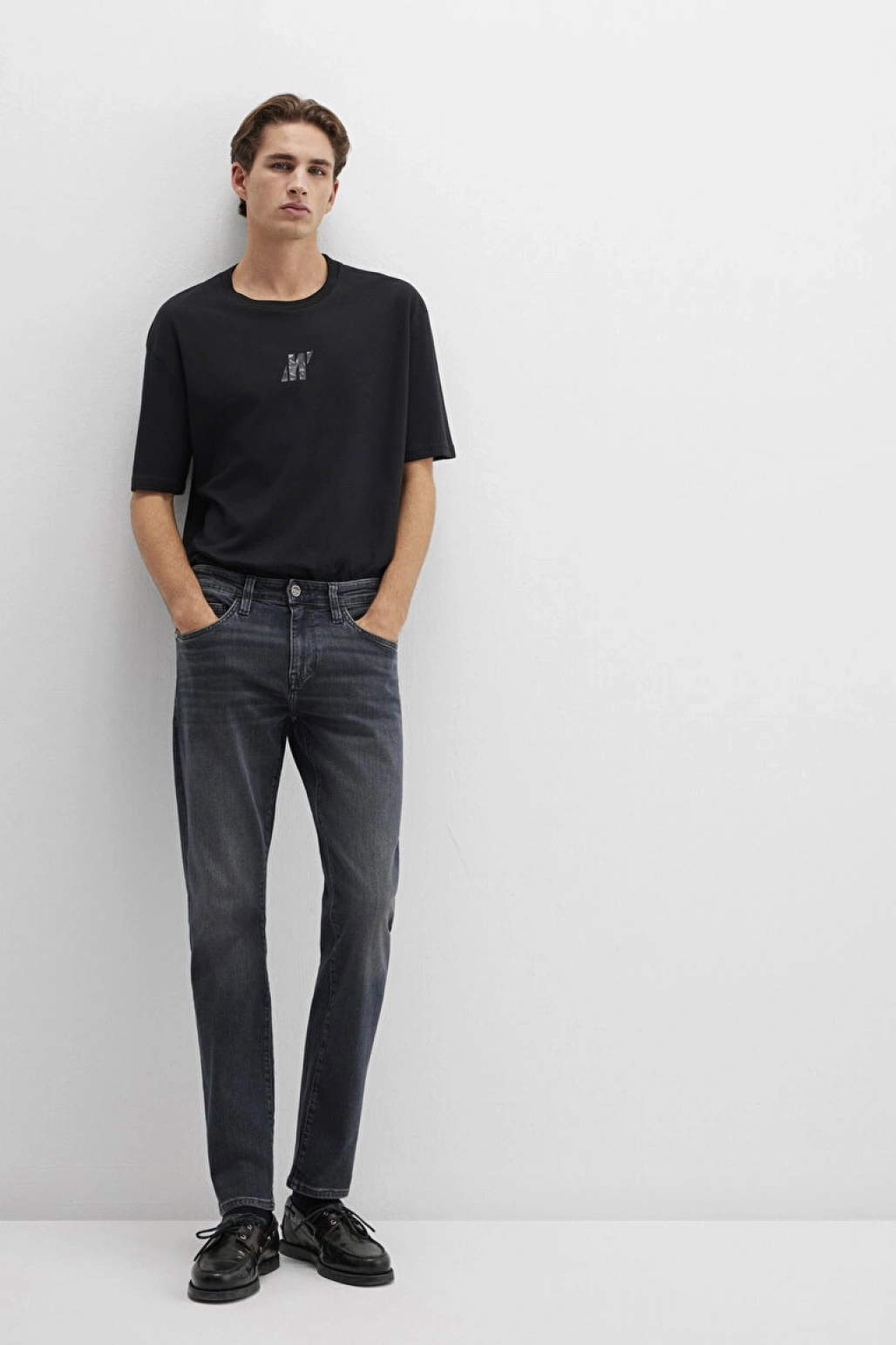 Jake Mavi Pro Vintage Koyu Gri Smoke Jean Pantolon