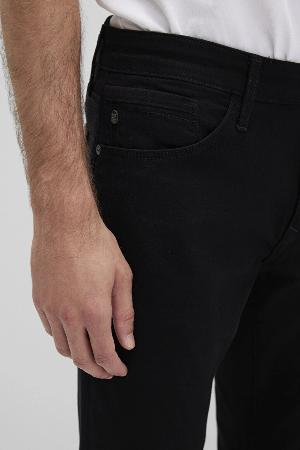 James Siyah Comfort Jean Pantolon