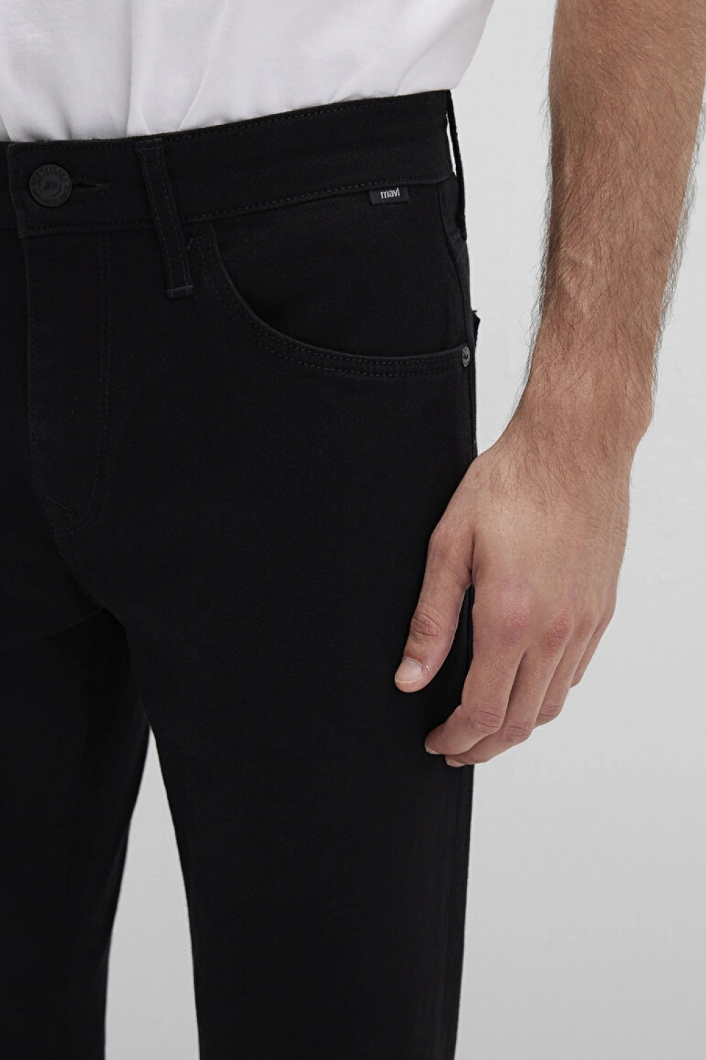 James Siyah Comfort Jean Pantolon