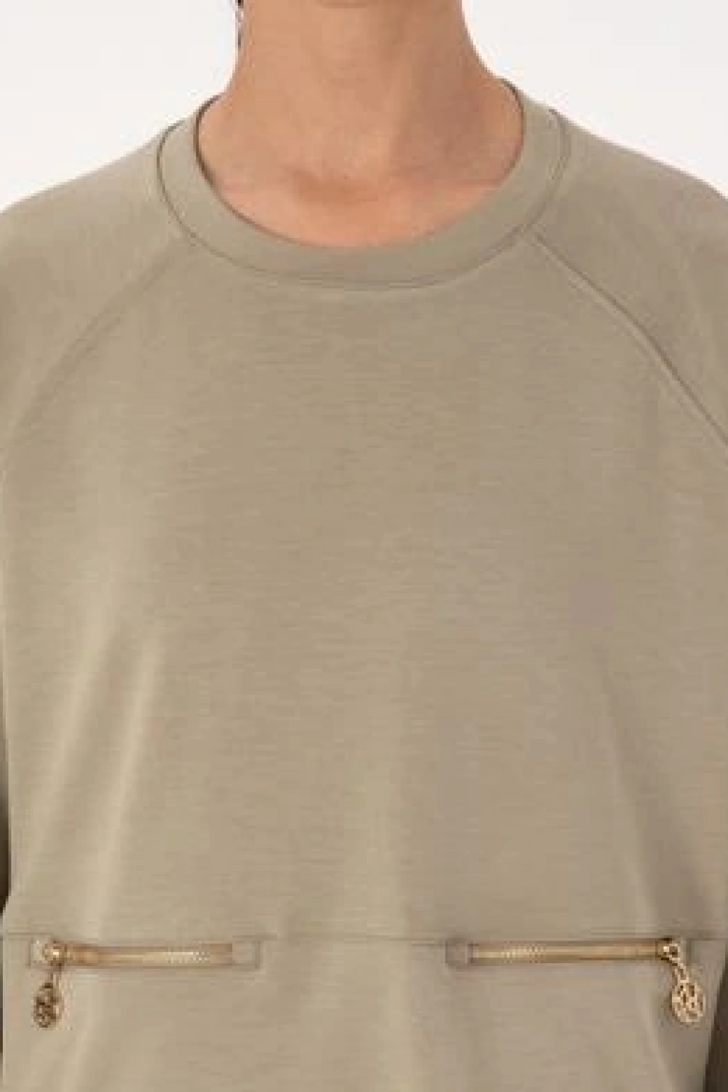 Kadın Açık Haki Sweatshirt