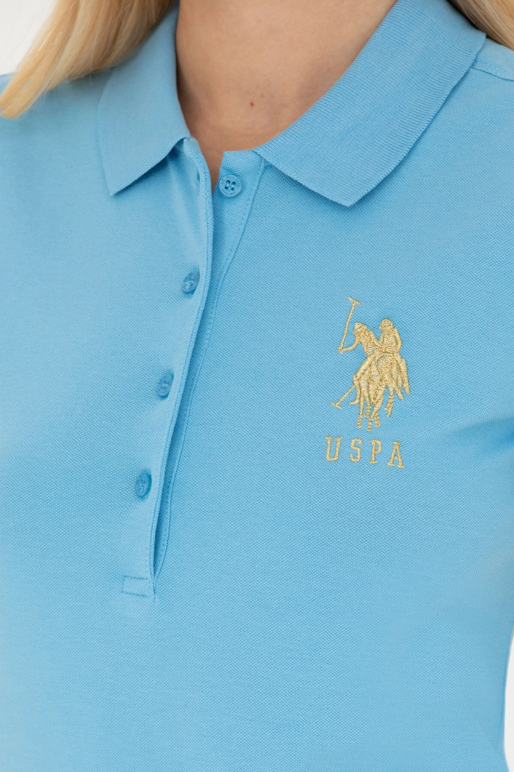 Kadın Basic Polo Yaka Tişört 1567889