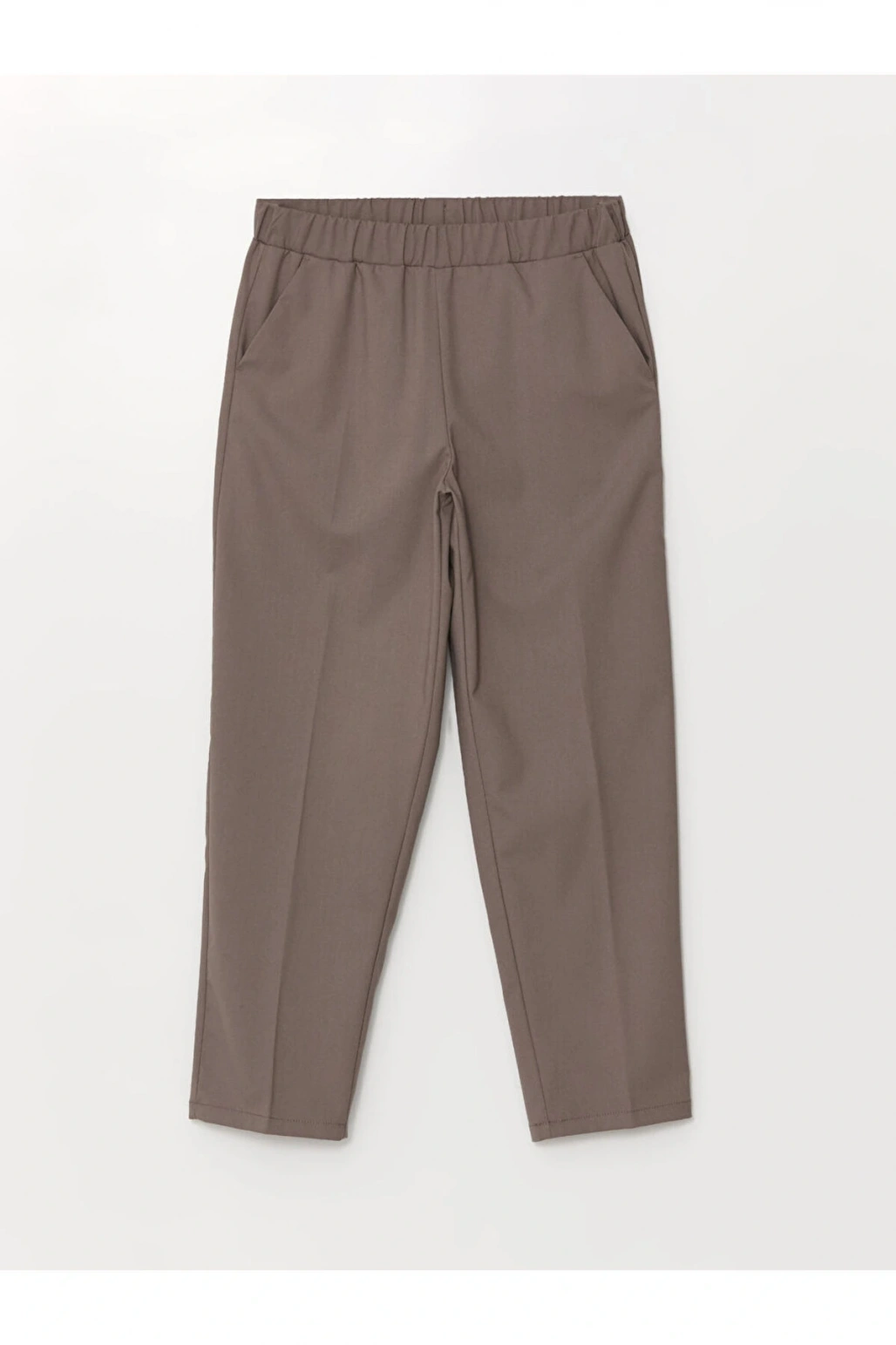 Kadin Beli Lastikli Duz Pantolon - W46120Z8