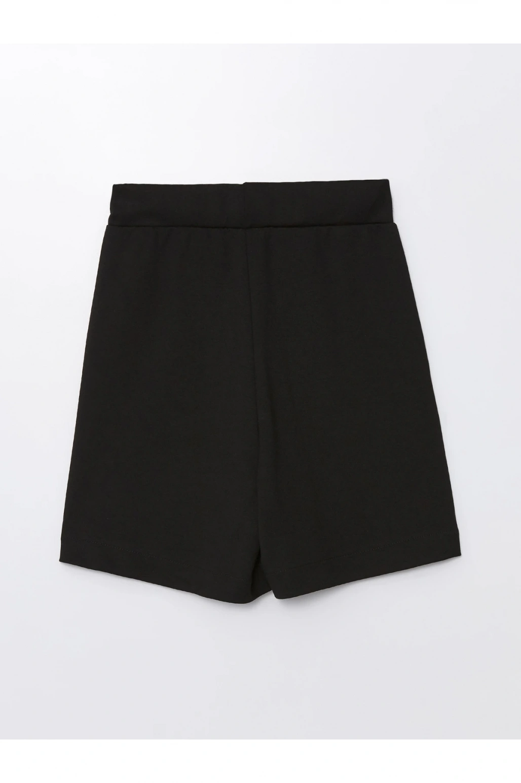 Kadın Beli Lastikli Düz Şort