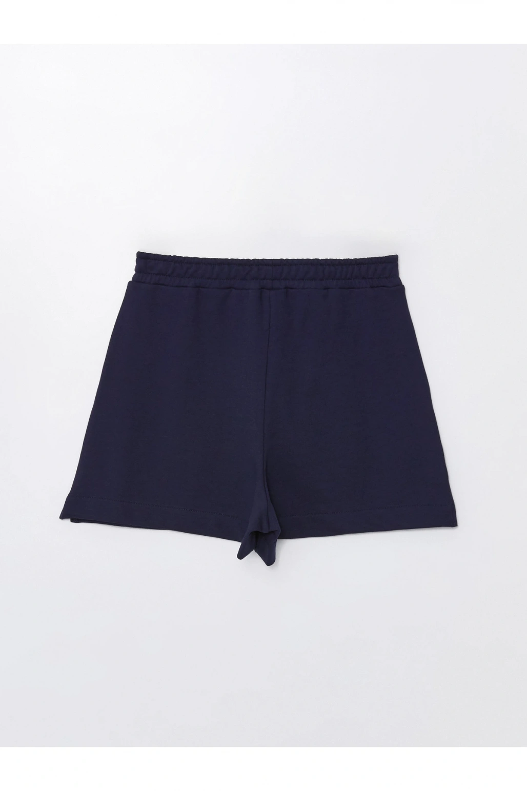 Kadın Beli Lastikli Düz Şort