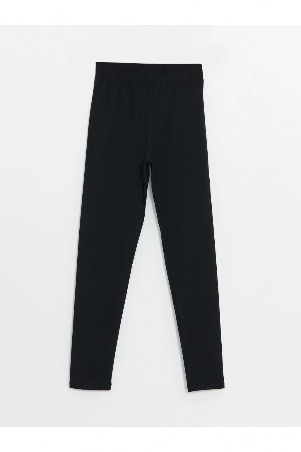 Kadın Beli Lastikli Ekstra Dar Fit Düz Tayt