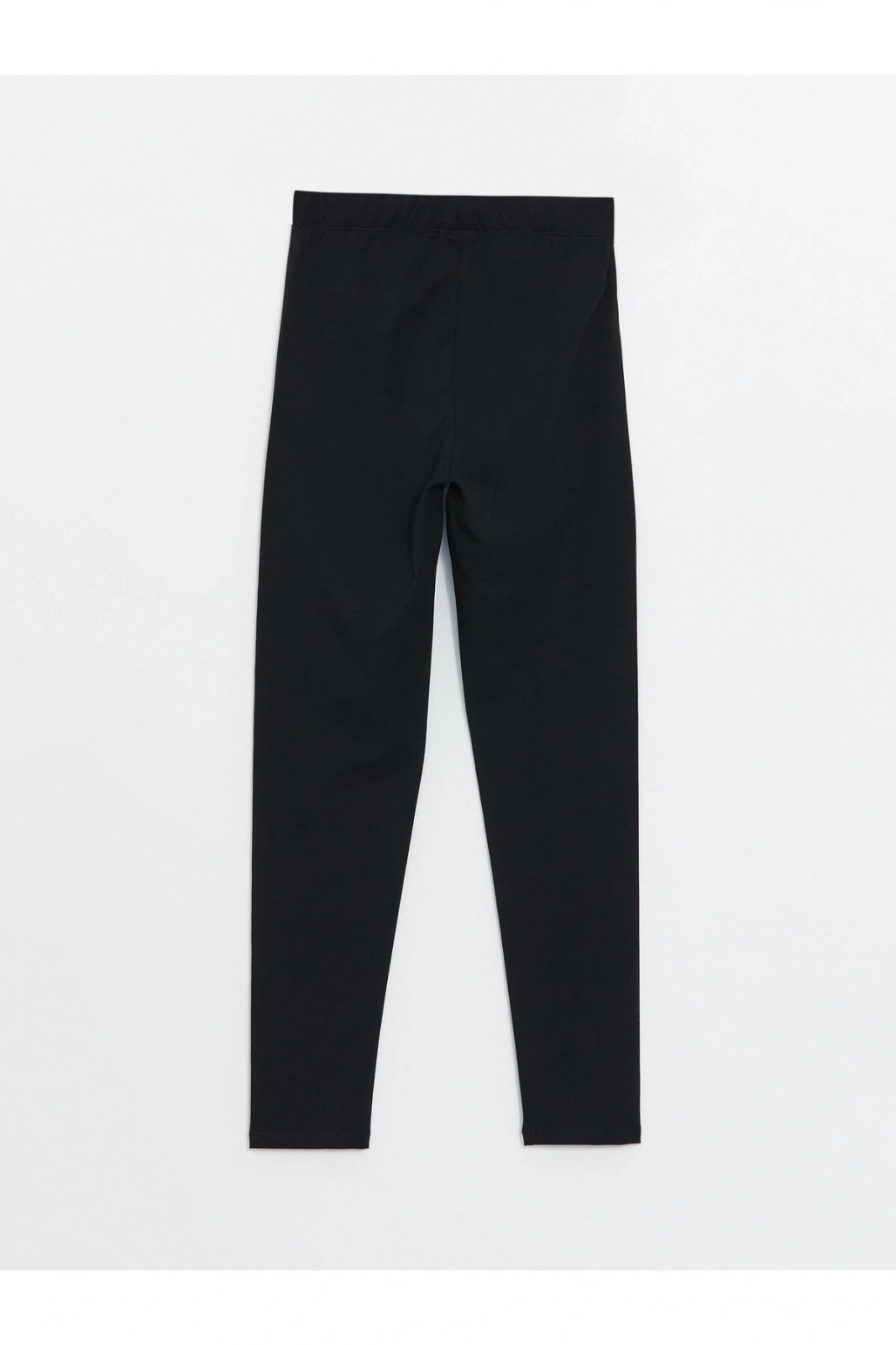 Kadın Beli Lastikli Ekstra Dar Fit Düz Tayt