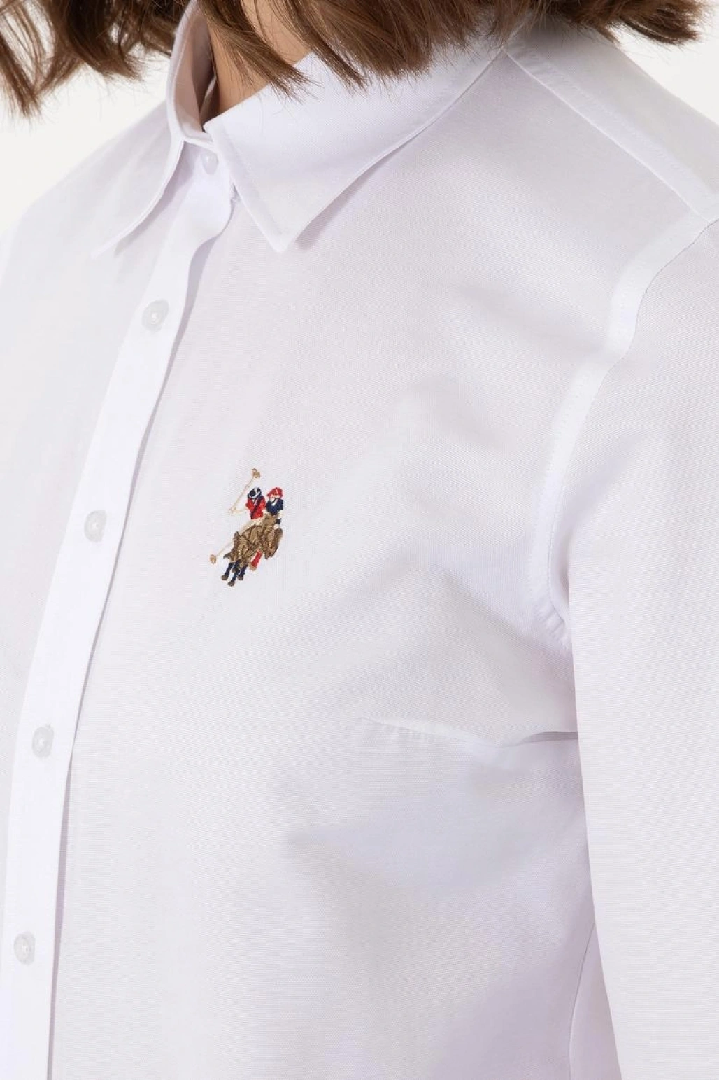 Kadın Beyaz Uzun Kollu Basic Gömlek