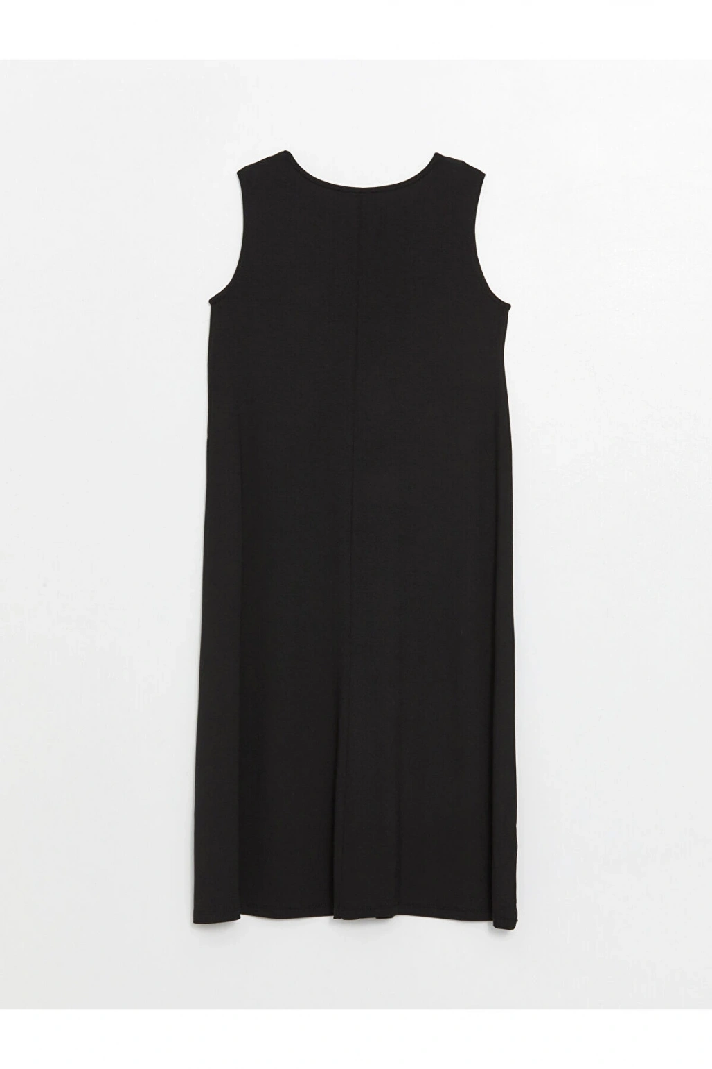 Kadın Bisiklet Yaka Düz Elbise