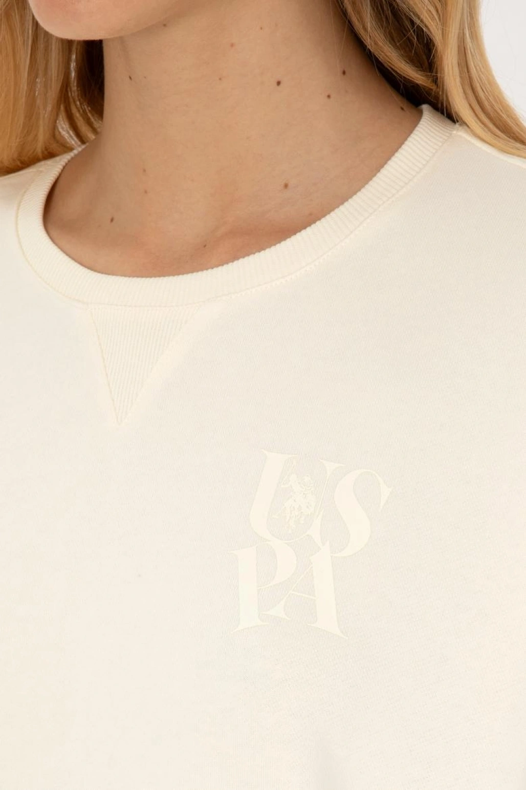 Kadın Bisiklet Yaka Sweatshirt