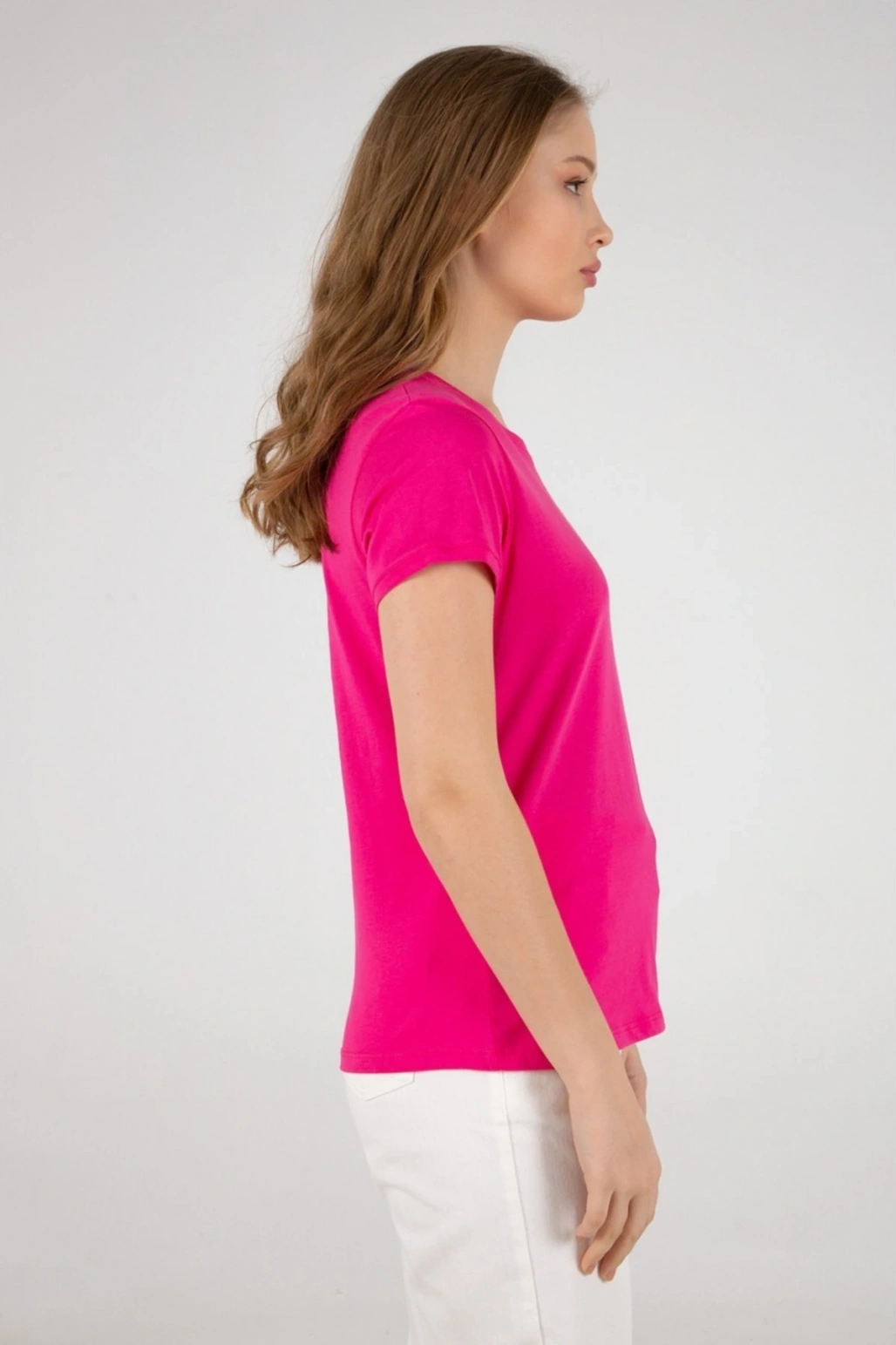 Kadın Bisiklet Yaka Tshirt