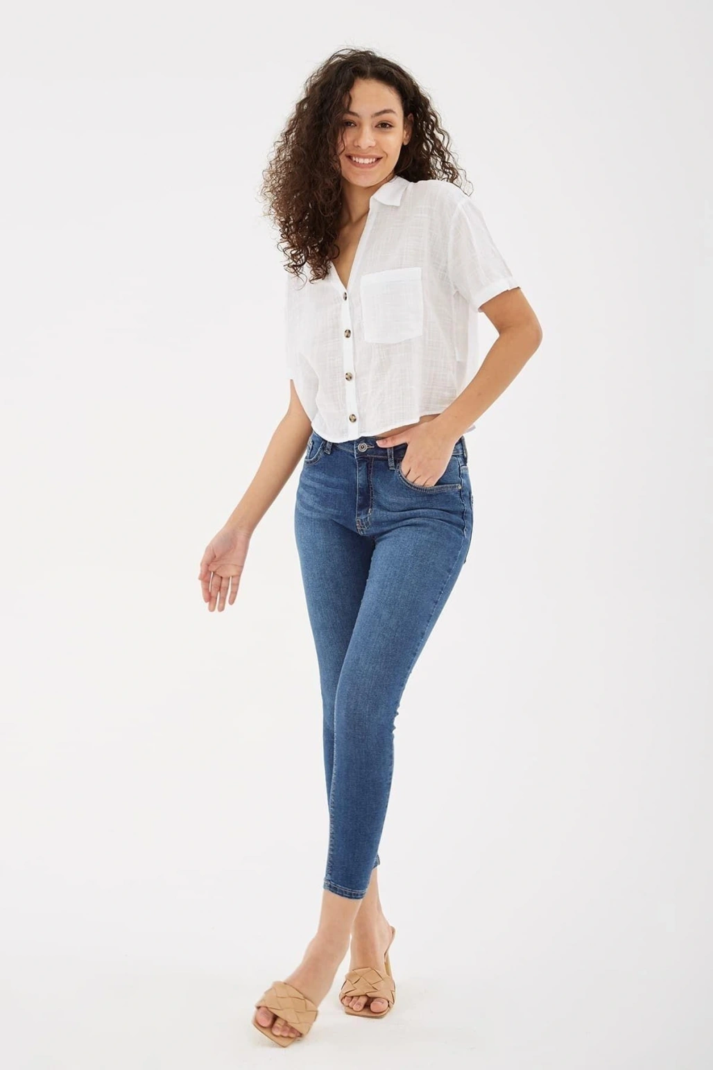 KADIN DENİM PANTOLON 24K0565K1