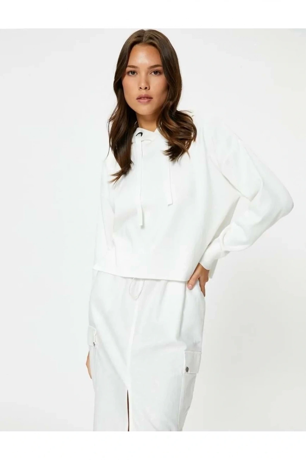 Kadın Giyim Kazak 4wak90021ht Ekru