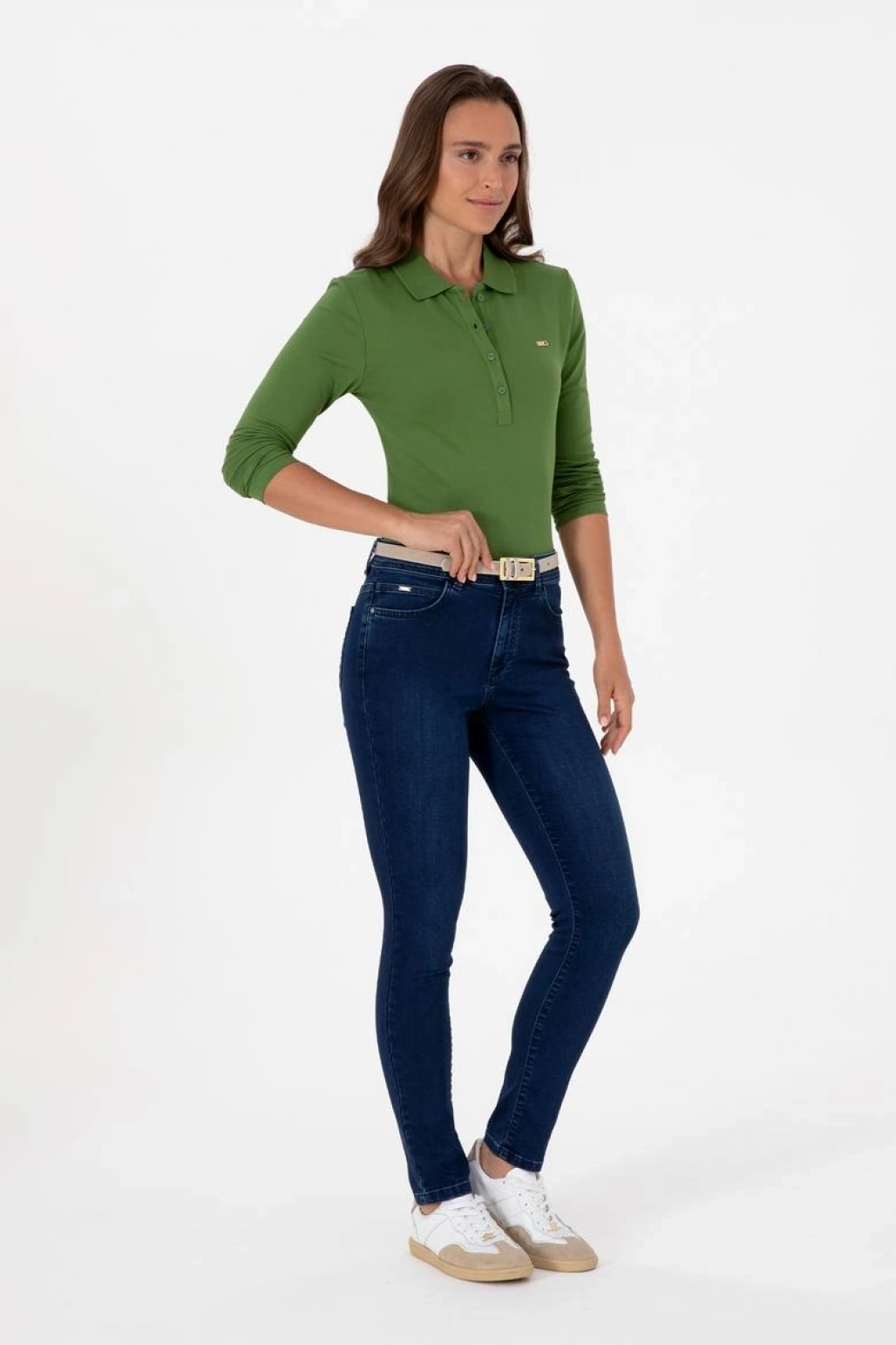 Kadın Koyu Mavi Toohpick Fit Jean Pantolon