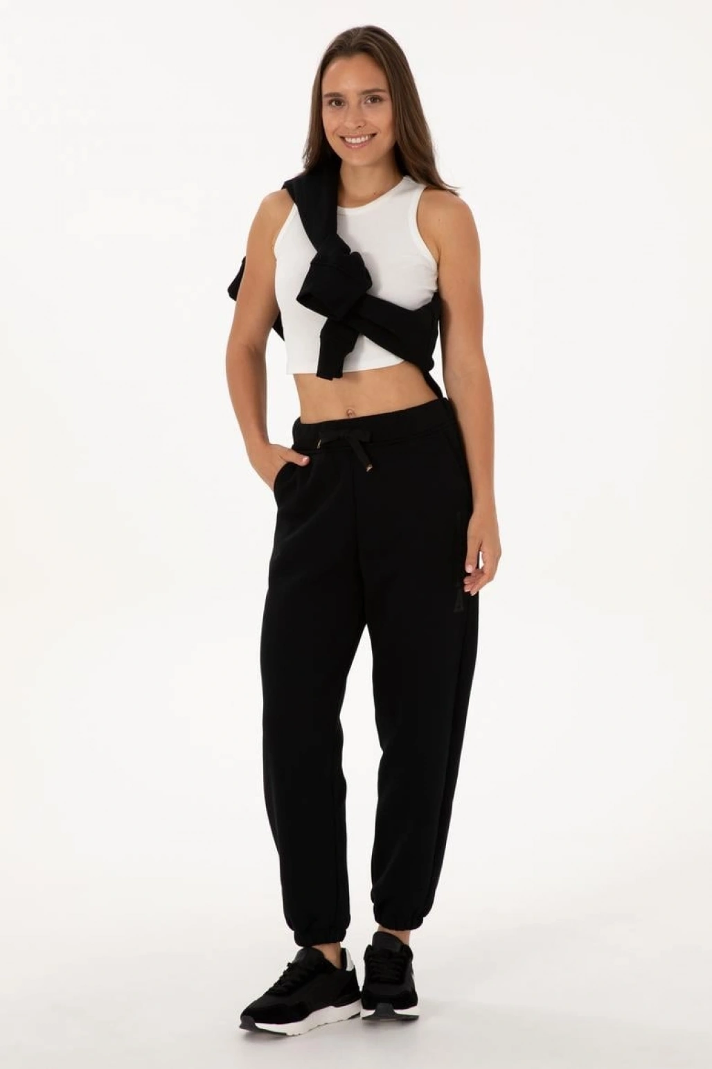 Kadın Siyah Jogger Eşofman Altı