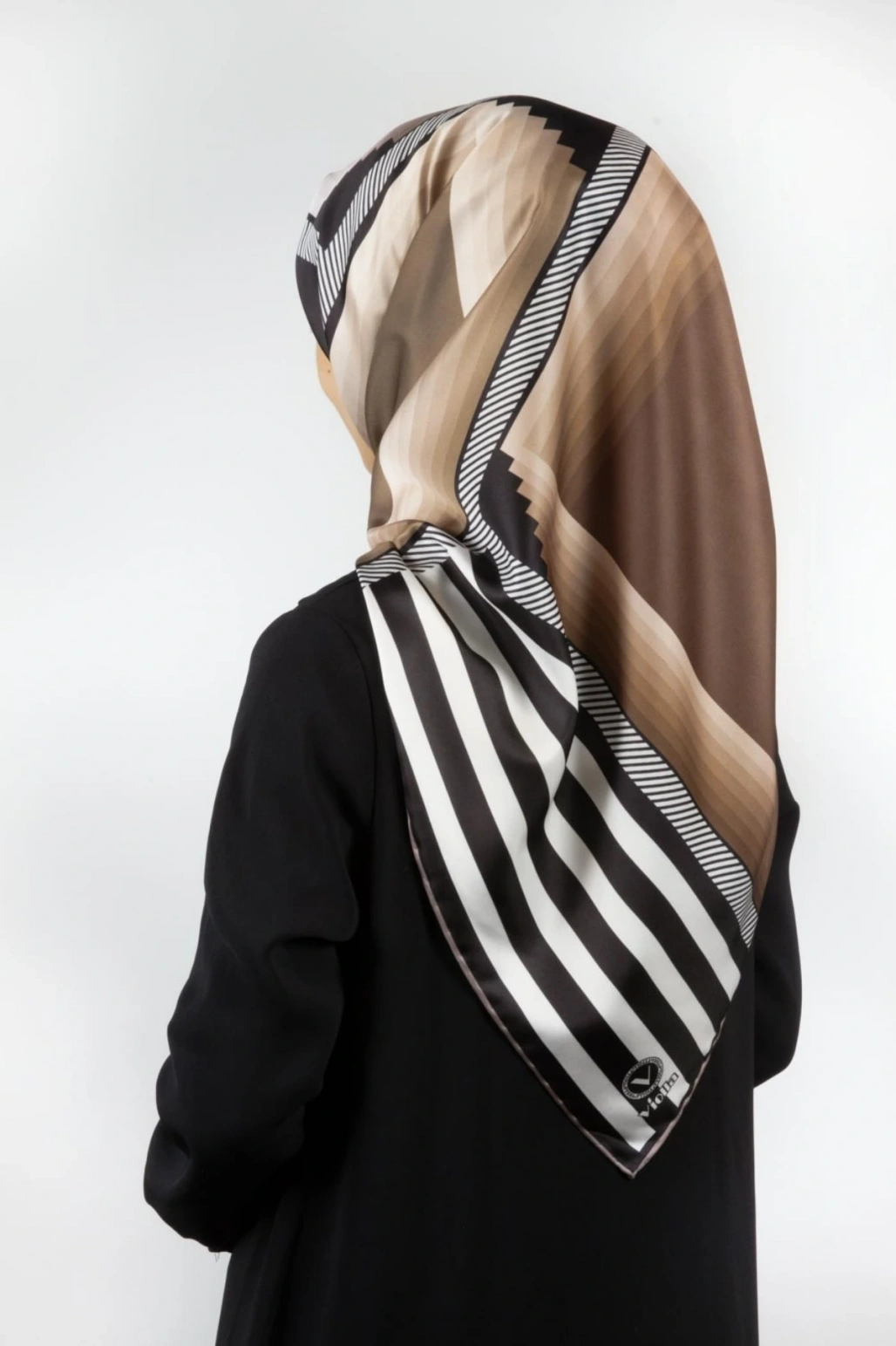 Kadın Twill Eşarp Bej 90x90