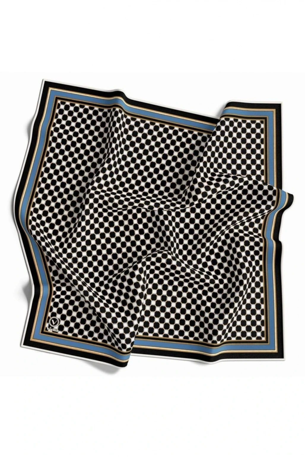 Kadın Twill Eşarp Petrol Mavisi 90x90