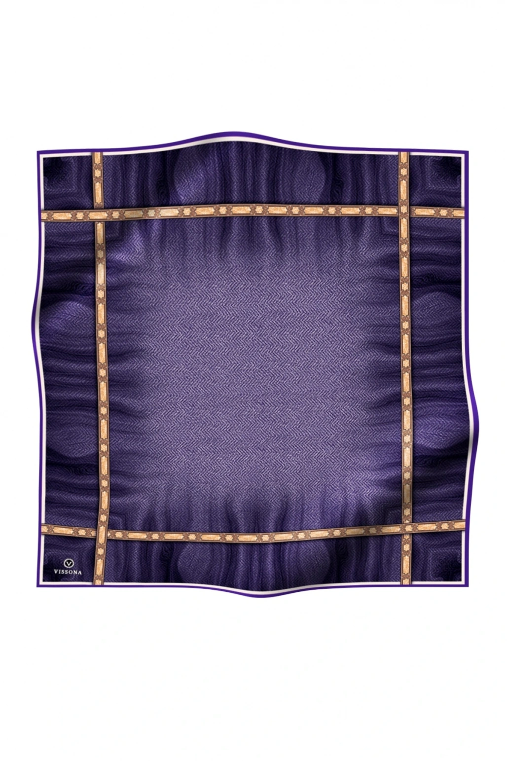 Kadın Twill Ipek Eşarp Mor