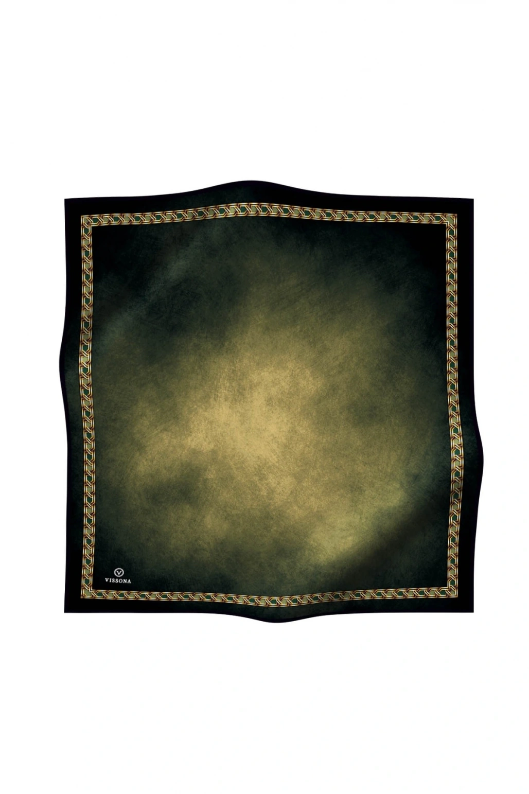 Kadın Twill Ipek Eşarp Sarı Haki